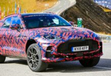 Шпигуни сфотографували потужний aston martin dbx