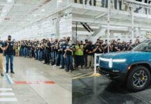Перший клієнтський пікап rivian r1t зійшов з конвеєра