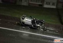 Перші хвилини після перевороту bmw x5 біля старого моста потрапили на відео