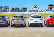 Відео: кросовери bmw, mercedes-amg, jaguar і alfa romeo воювали в дрегу