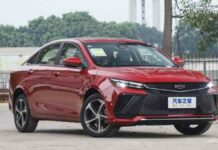 Подань оновлений бюджетний седан geely emgrand l (фото)