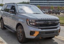 Ford Expedition Tremor 2025: Без маскировки и с новыми экранами