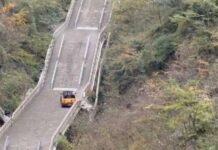 Челендж на сходах Черей закінчився пошкодженням огорожі