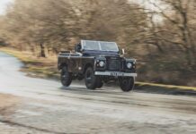 Land Rover clássico restaurado: potência moderna em um pacote atemporal