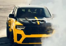 Rams Mystery Street Truck sieht aus wie eine von einem Bienenstich getroffene Rumble Bee