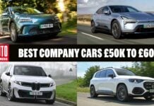 Топ электромобилей для корпоративного автопарка стоимостью от £50 000 до £60 000
